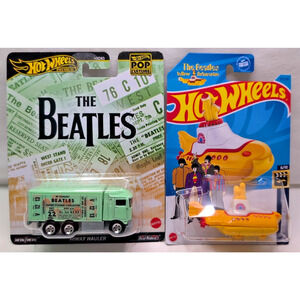 Hot Wheels Beatles Pop Culture Hiway Hauler Yellow Submarine Lot of 2 NEW